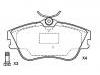 Plaquettes de frein Brake Pad Set:701 698 151 D