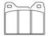 тормозная кладка Brake Pad Set:270 165