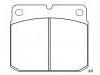 Plaquettes de frein Brake Pad Set:121029