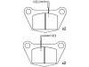 Plaquettes de frein Brake Pad Set:141456