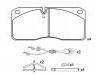 刹车片 Brake Pad Set:5001 014 704