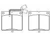 刹车片 Brake Pad Set:151222