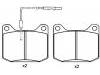 Bremsbelagsatz, Scheibenbremse Brake Pad Set:001 367 50 00