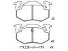 Plaquettes de frein Brake Pad Set:4250.71