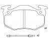 Pastillas de freno Brake Pad Set:77 01 202 213