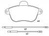 Bremsbelagsatz, Scheibenbremse Brake Pad Set:4250.89