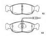 Bremsbelagsatz, Scheibenbremse Brake Pad Set:4251.03