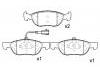 Bremsbelagsatz, Scheibenbremse Brake Pad Set:9 947 630