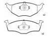 Brake Pad Set:6E0 698 151