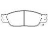 Bremsbelagsatz, Scheibenbremse Brake Pad Set:C2C 15990