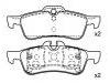 Plaquettes de frein Brake Pad Set:34 21 67 70 252