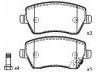 тормозная кладка Brake Pad Set:55810-62J00