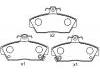 Plaquettes de frein Brake Pad Set:673 211 62 NBI