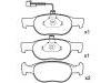 Bremsbelagsatz, Scheibenbremse Brake Pad Set:7 736 219 9