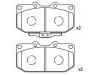 Plaquettes de frein Brake Pad Set:41060-37P91