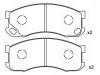 тормозная кладка Brake Pad Set:MC838357