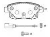 Bremsbelagsatz, Scheibenbremse Brake Pad Set:6C11-2M008-AC