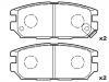 Bremsbelagsatz, Scheibenbremse Brake Pad Set:MB857610