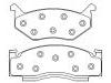 Bremsbelagsatz, Scheibenbremse Brake Pad Set:4049677