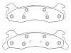 Pastillas de freno Brake Pad Set:D343-7124A