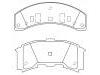 Bremsbelagsatz, Scheibenbremse Brake Pad Set:12300237