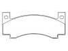 Brake Pad Set:3744449