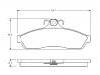 Bremsbelagsatz, Scheibenbremse Brake Pad Set:92036054