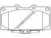 тормозная кладка Brake Pad Set:41060-74F90