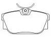 Bremsbelagsatz, Scheibenbremse Brake Pad Set:7D0 698 451 A